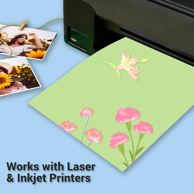 Cardstock 8.5 x 11, Thick Printer Paper 75 lb/200 gsm, 40 Sheets Card Stock Green, Heavy Card stock, Art CardStock Paper for Invitations, Diy Cards, Business Cards, Menus, Crafts, Drawing etc