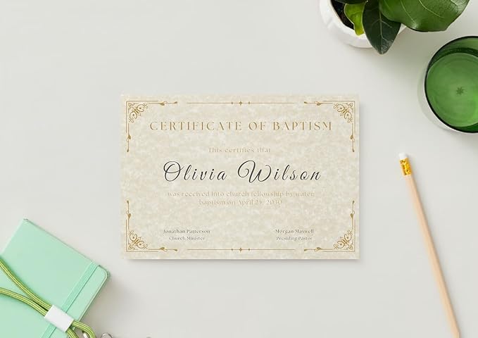 50 Sheets Parchment Resume Paper - 8.5 x11" Double-Sided Certificate Paper - 100 GSM Textured Stationary for Menus,Invitations,Resumes,Diplomas - Printing & Writing Friendly (Ivory)