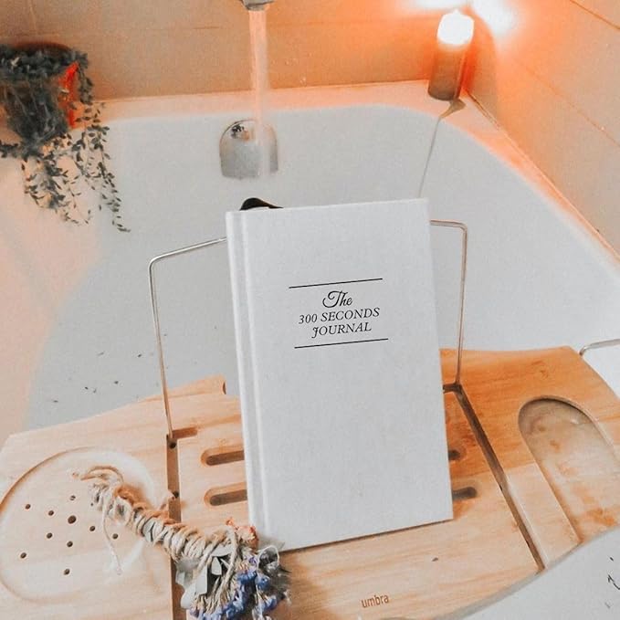 Gratitude Journal for Women & Men – 5 Minute Guided Daily Journal with Prompts for Mindfulness, Self Care & Positive Thinking, 300 Seconds Daily Reflection, Original Linen Cover, 2026 Edition
