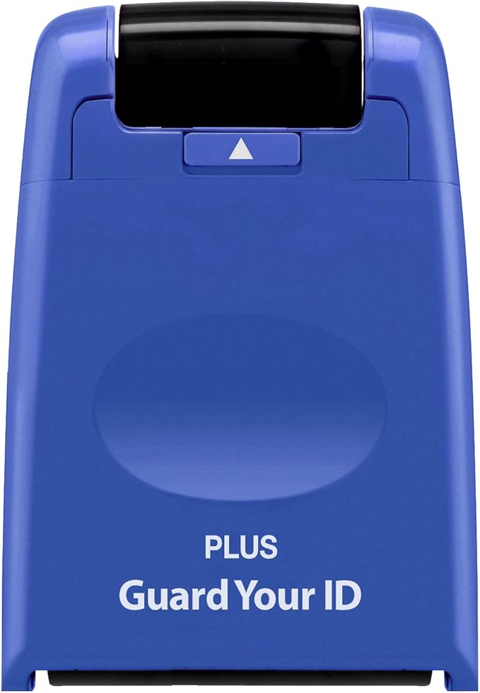 Guard Your ID Identity Protection Stamp Roller, Blue
