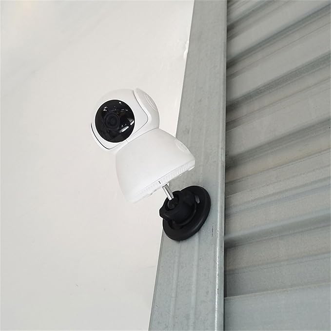 Lonfgrc Magnetic Camera Mount with 360 Degree Rotation Quick Install Webcam Holder Wall Hanging Indoor Camera Bracket Base