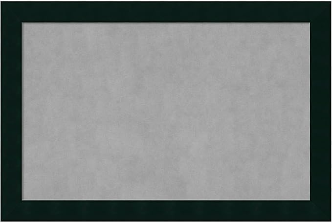 Amanti Art Black Framed Magnetic Board 24x36 Large Vision Board for use with Magnets, 100% Metal Sheet to Display Items as Office Decor or for Home Organization in mudroom, Kitchen or Kids Room