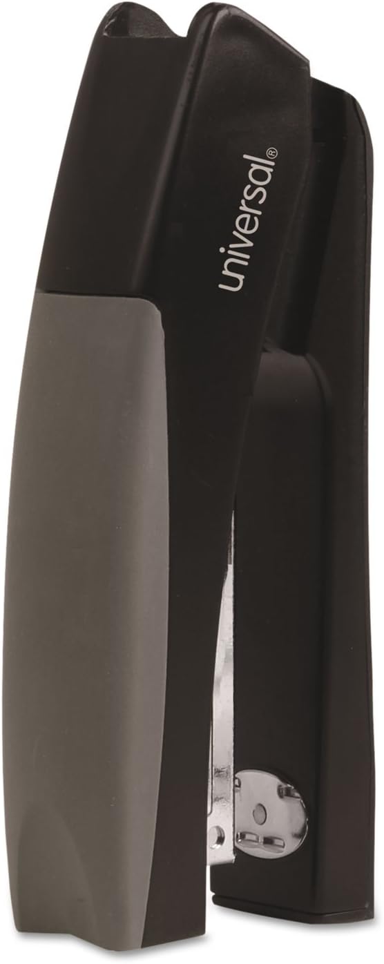 Universal 43148 Stand-up Full Strip Stapler, 20-Sheet Capacity, Black/Gray