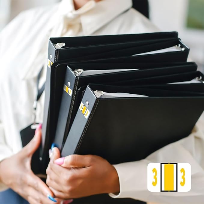 File Right Number Labels Roll – Color-Coded Numeric Filing Labels, 1-5/8" × 7/8" Laminated Self-Adhesive File Folder Numbers for, Office Filing Systems, Automotive Records – Roll #0, 3 Roll