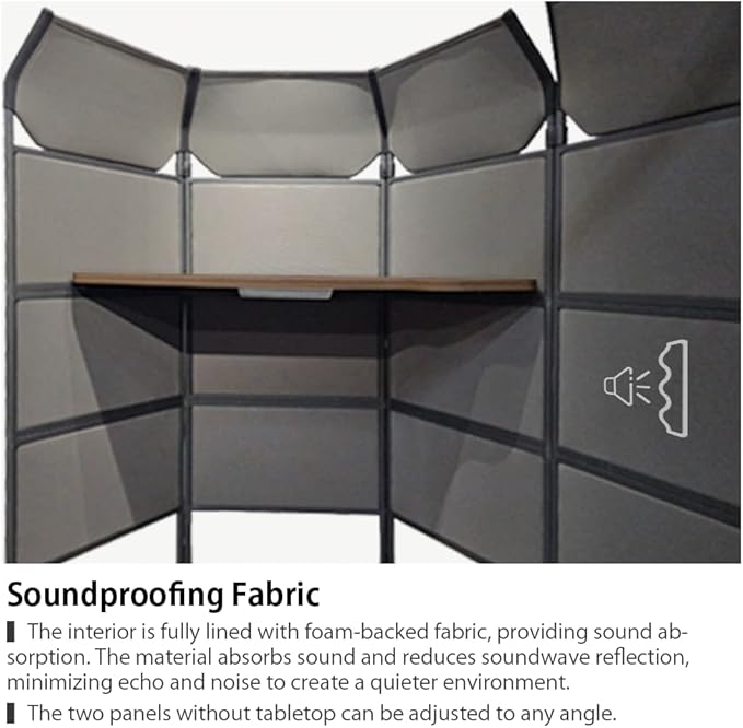 Provour Work Booth, Private Workstation, Room Divider, Office Pod, Partition, Acoustic Booth, Office Desk, Office Room, Private Cubicle, Made in Taiwan