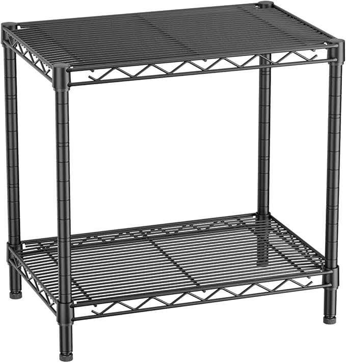 SINGAYE Shelf Closet Wire Shelving：Adjustable Metal Unit for Laundry Room Organization Bathroom Kitchen Home Storage Small Pantry Rack Shelves
