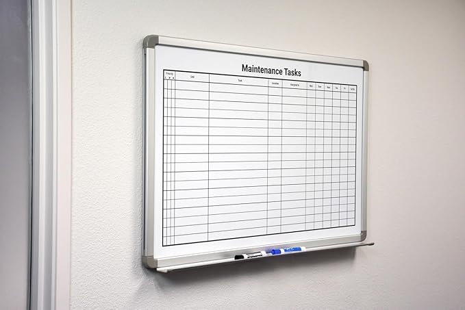 Make Ready Maintenance/Repairs Whiteboard 60" x 40"