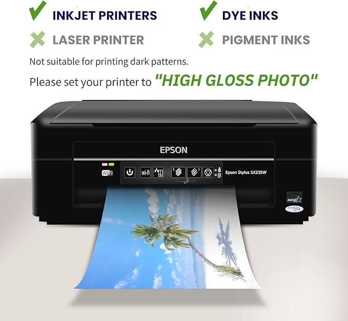11x17 Photo Paper Glossy, Goefun 200 GSM/54 LB Photo Printer Paper for Inkjet Printer and Dye Ink,100 Sheets
