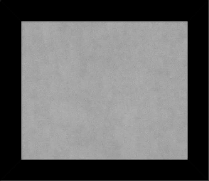 Amanti Art Black Framed Magnetic Board 25x29 Medium Vision Board for use with Magnets, 100% Metal Sheet to Display Items as Office Decor or for Home Organization in mudroom, Kitchen or Kids Room