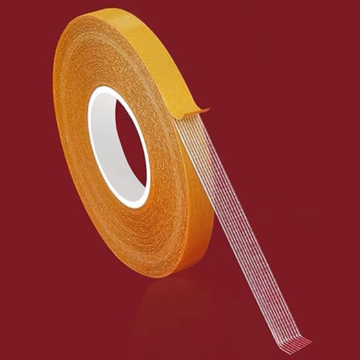KAIYUER 0.39in x 66FT,Double Sided Tape Heavy Duty,High Stickness Clear Tape for Making DIY Crafts, Paste Photo, Rug Fixed, Floor,Wall Decor,Office Decor,No Glue Residue