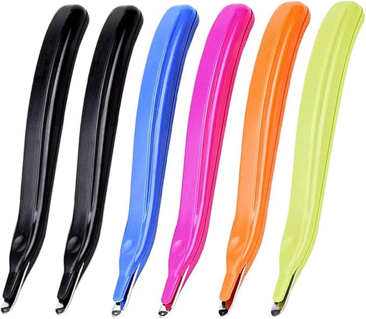 ZZTX 6 PCS Professional Magnetic Staple Remover Puller Staples Remover Staple Removal Tool for School Office Home 5 Colors
