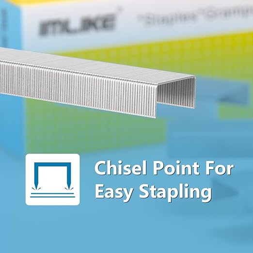 Standard Staples 26/6-10 Boxes of 1/4" Staples (5000 Each), High-Strength, Jam-Free Chisel Point for Office & Home Use