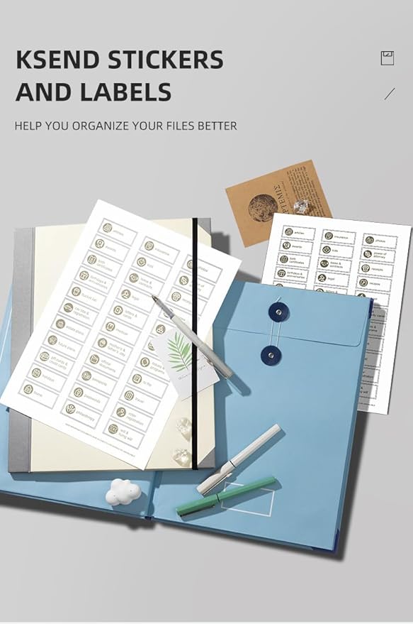 The Life Book Document Organizer - Binder for Important Documents, Document Organizer Foliofor Bills Checks Birth Certificates etc (Khaki)