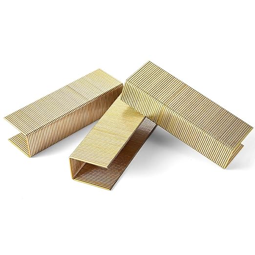 meite 16 Gauge 1-Inch Wide Crown Staples 3/4'' Leg, Galvanized P-Type Heavy Duty Construction Staples for Stapler Gun - Roofing Subflooring House-Wrap, Strong Holding & Tear-Resistance, 10,000 PCS