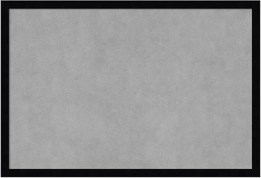 Amanti Art Black Framed Magnetic Board 17x25 Medium Vision Board for use with Magnets, 100% Metal Sheet to Display Items as Office Decor or for Home Organization in mudroom, Kitchen or Kids Room