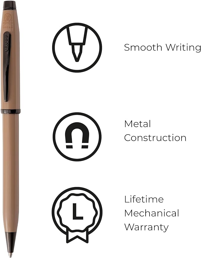 Cross Century II Earthy Beige with Black PVD Appointments Ballpoint Pen