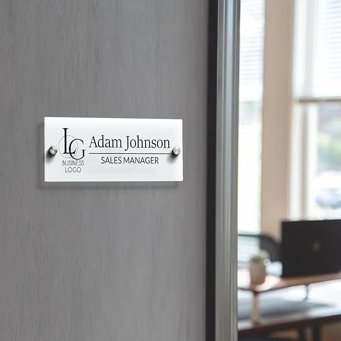 Custom Name Plates for Doors Personalized Wall Name Signs Office Workspace Decor New Job CEO Gift