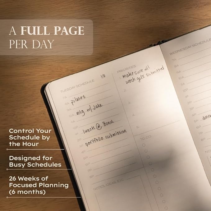 Anecdote 2026-2027 Planner: A Monthly, Weekly & Daily Planner with Calendar | 8.5" x 5.2" | Hardcover To-Do List Organizer, Planning Your Success, Start Anytime, Achieve Productivity Goals (Dutch Blue)