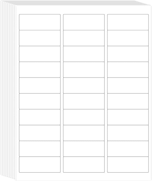 L LIKED Printable Address Labels, 1" x 2-5/8", 900 Labels, 30 per Sheet, Mailing Labels for Envelopes (30 Sheets)