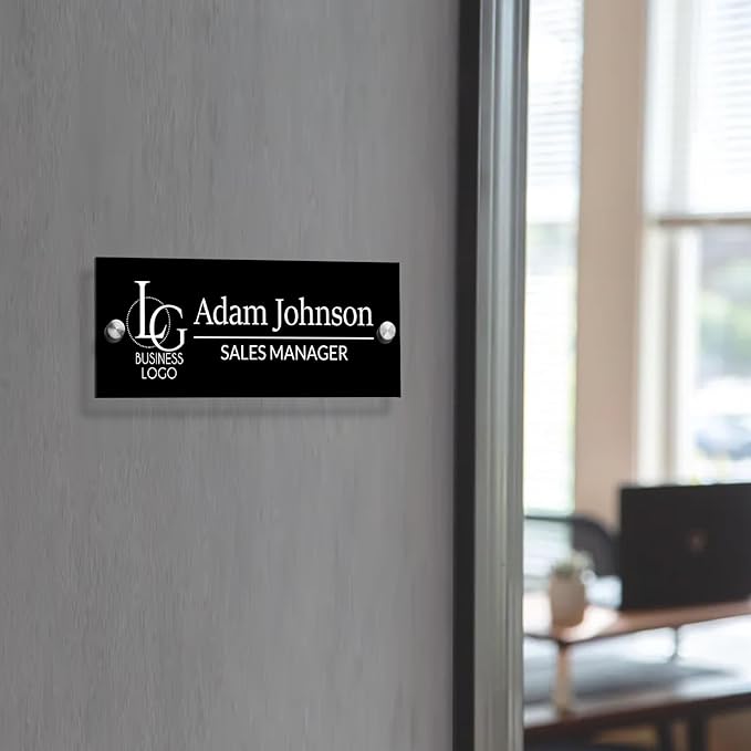 Custom Name Plates for Doors Personalized Wall Name Signs Office Workspace Decor New Job CEO Gift