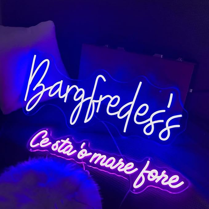 Lorxi Custom Neon Signs, Light up Signs For Wall Decor, Neon Sign Personalized For Bedroom,Wedding, Birthday, Party , Customized Led Light Sign For Gifts Bar Game Business Logo, Led Name Sign Neon Light