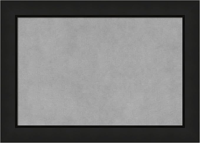 Amanti Art Black Framed Magnetic Board 15x21 Small Vision Board for use with Magnets, 100% Metal Sheet to Display Items as Office Decor or for Home Organization in mudroom, Kitchen or Kids Room