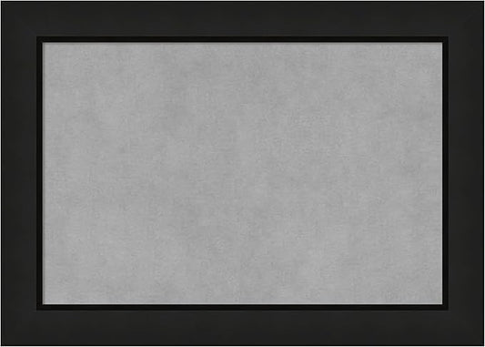 Amanti Art Black Framed Magnetic Board 15x21 Small Vision Board for use with Magnets, 100% Metal Sheet to Display Items as Office Decor or for Home Organization in mudroom, Kitchen or Kids Room