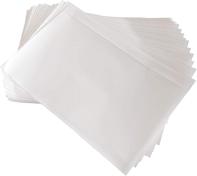 9527 Product 6" x 9" Clear Adhesive Top Loading Packing List Clear Shipping Pouches, Mailing/Shipping Label Envelopes (500 Pack)