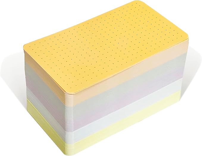 Bullet Cards (3x5 5-Pastel Cards 200qty)