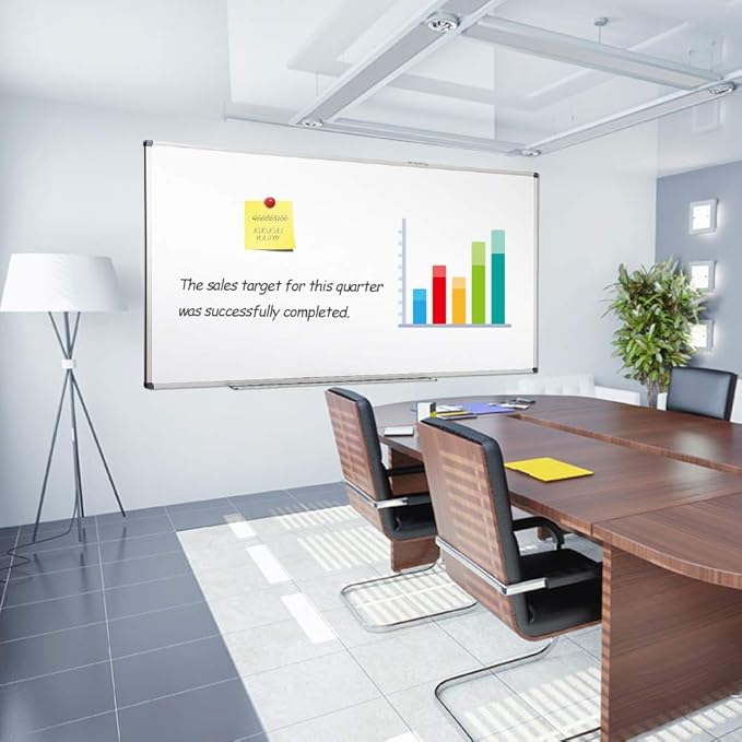 XIWODE Large 36x60 Inch Magnetic Dry Erase Whiteboard, Silver Aluminum Frame Wall-Mounted for Home School Office Conference Room