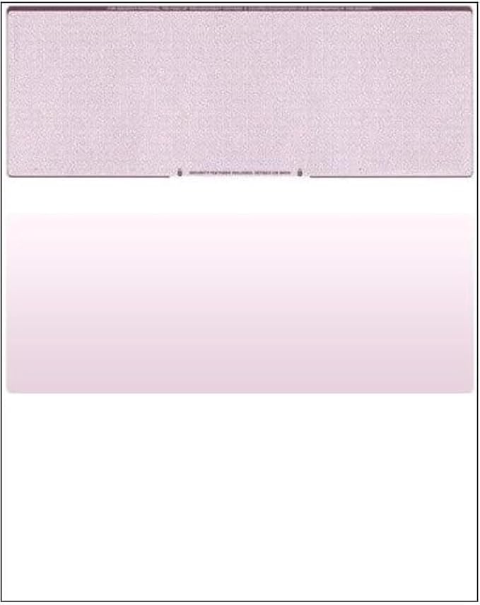 Compuchecks Check on Top Blank Check Paper - 2500 Pack, Quick-Books & Laser Printer Compatible - Security Business Checks with Voucher - 8.5" x 11" Burgundy Diamond