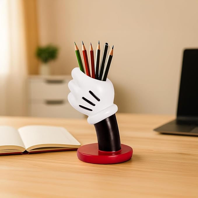 Cute Pen and Pencil Holder for Desk, Kids Small Desktop Organizer Cup,Funny Marker Storage and Office Supply Accessory