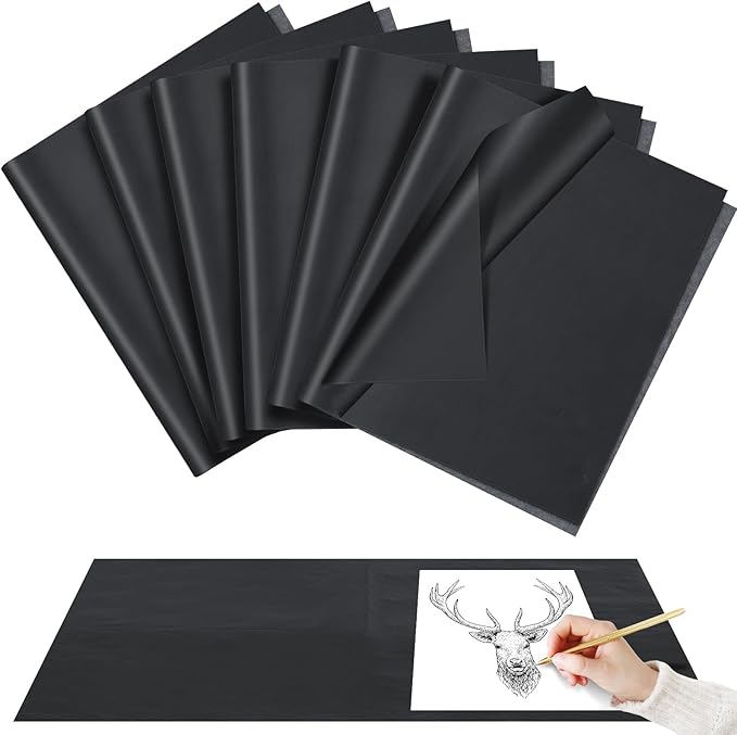 Epakh 10 Sheets 18''x 24'' Large Carbon Paper for Tracing, Carbon Transfer Paper for Drawing, Tracing and Transfer - Arts and Crafts Supplies