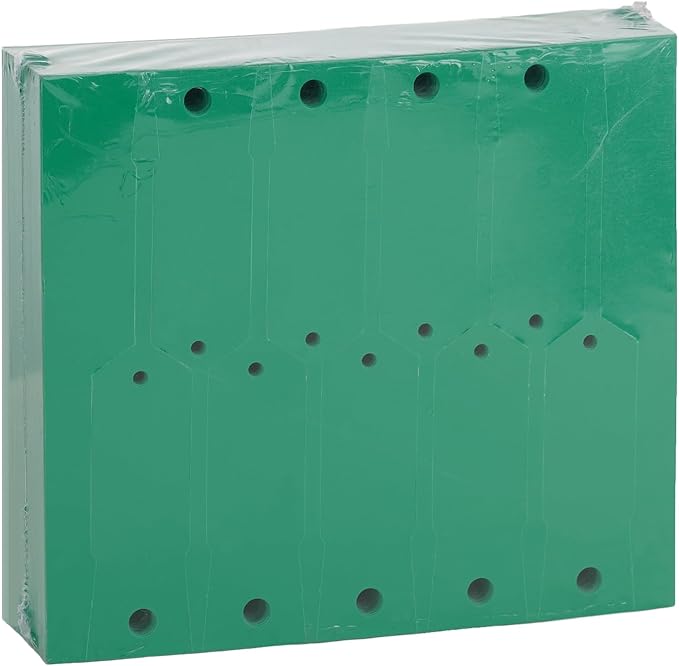 Self Locking Arrow Key Tags 1,000 Pcs (Green) - Size 4 1/2" x 3/4" Plastic Car Key Labels Arrow ID Tags | Key Identification Tags Self Lock for Car Dealer Supplies, Office Automotive Shops
