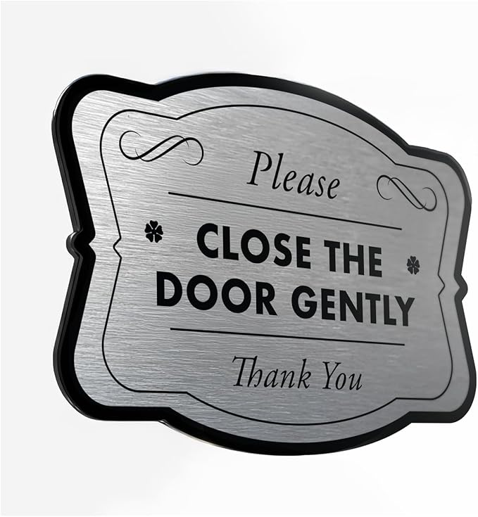 Custom Outdoor Signs - Personalized Aluminum - Waterproof Made in USA - Design 3 Metallic Silver 24x24 In