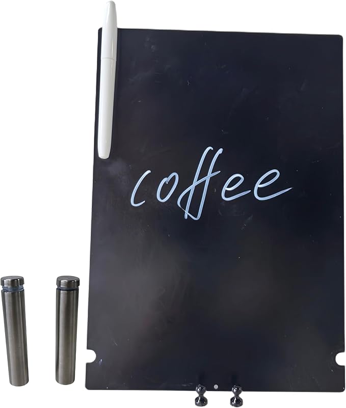 12 x 9 Inch Magnetic Bulletin Board Dry Erase Memo Board Freestanding Metal Easel for Magnet Display for Tabletop Desktop Home Office Decor