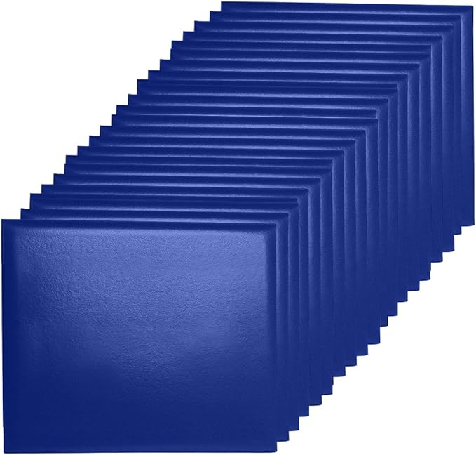 Diploma Cover 8.5” x11” Diploma Holder of Graduation Leatherette Padded Certificate（Tent Style),20-Pack