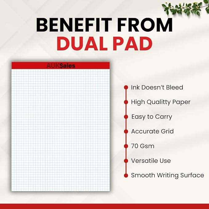 Graph Paper Pad Multisize (1, 8.5" x 11")