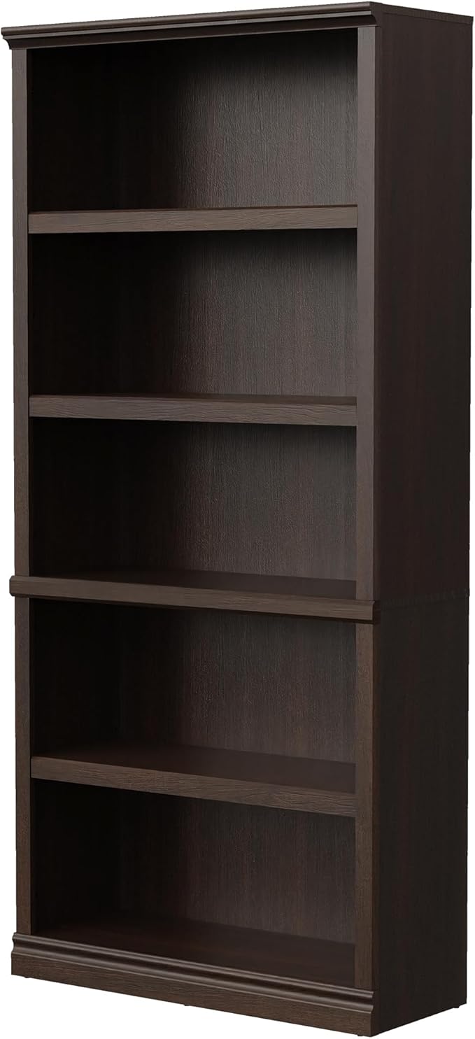 Bevfint Bookshelf, Open Storage 70 Inch Tall 5 Shelf Bookcase, Floor Standing Bookshelves and Bookcases, Book case for Farmhouse Library Office Bedroom Kids, Dark Cherry - 5 Tier