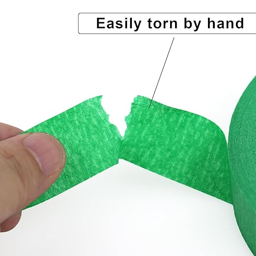 DOAY 3 Pack Green Painters Tape - Masking Tape 1 Inch Wide - Multi-Surface, Smart Adhesion, Indoor & Outdoor - 270FT Total - Paint Tape for DIY, Labeling, Art, Car, General Purpose (#3910)