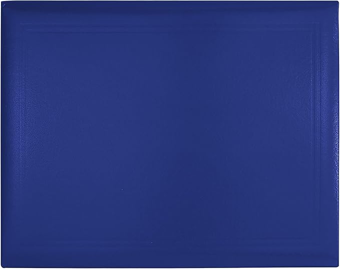 GraduationMall 8.5"x11" Smooth Padded Diploma Cover Certificate Holder Royal,2-Packs