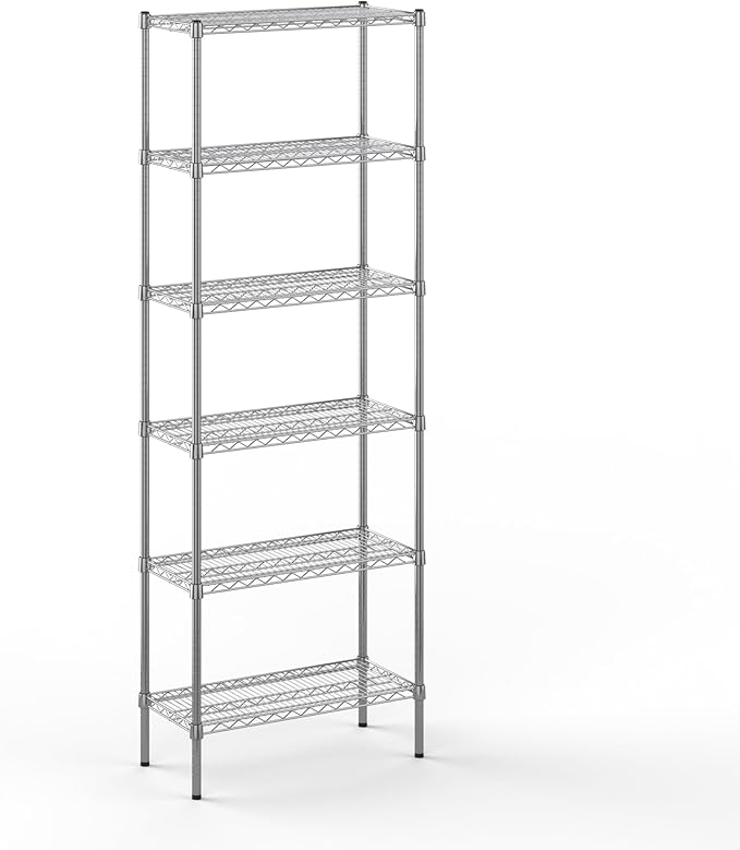 Regal Altair 14" Deep x 30" Wide x 86" Height Wire Shelving Kit | 6-Tier | NSF Commercial Storage Rack Unit