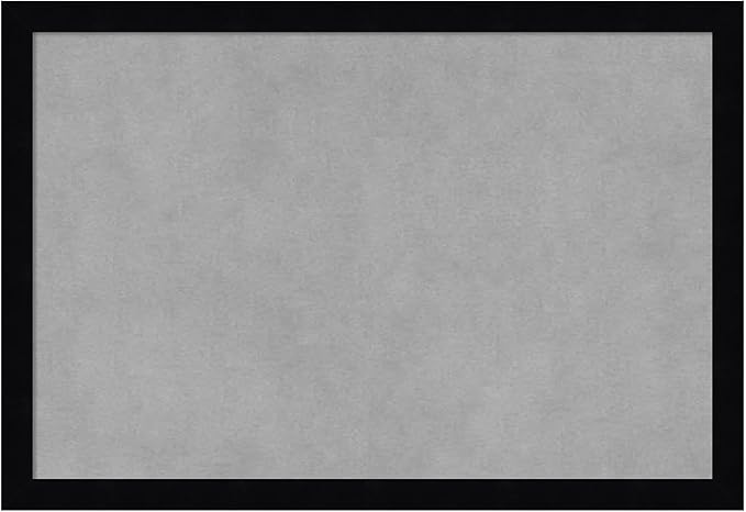 Amanti Art Black Framed Magnetic Board 13x19 Small Vision Board for use with Magnets, 100% Metal Sheet to Display Items as Office Decor or for Home Organization in mudroom, Kitchen or Kids Room