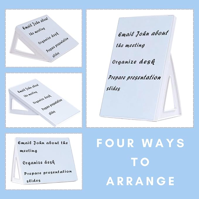 Dashify Desktop Dry Erase Board, Small Whiteboard with Stand, A5 Size 8.3 x 5.8 Inches with A Dry Erase Marker