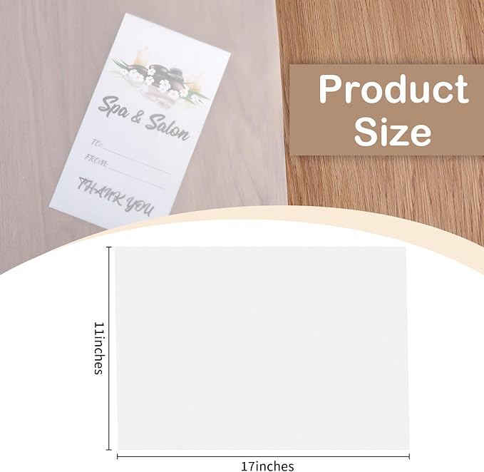 300 PCS 11x17 Inch Translucent Vellum Paper 63 Grams for Architecture Building Paint - Drafting Sheets Translucent White (Can't Print With Printer)
