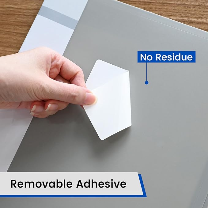 L LIKED 4" x 2" Blank Removable Labels with No Residue, Water and Oil Resistant, Use for Both Home and Office (1 Roll, 750 Labels)