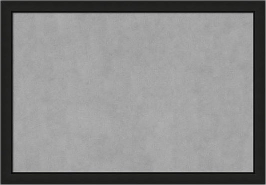 Amanti Art Black Framed Magnetic Board 27x39 Large Vision Board for use with Magnets, 100% Metal Sheet to Display Items as Office Decor or for Home Organization in mudroom, Kitchen or Kids Room
