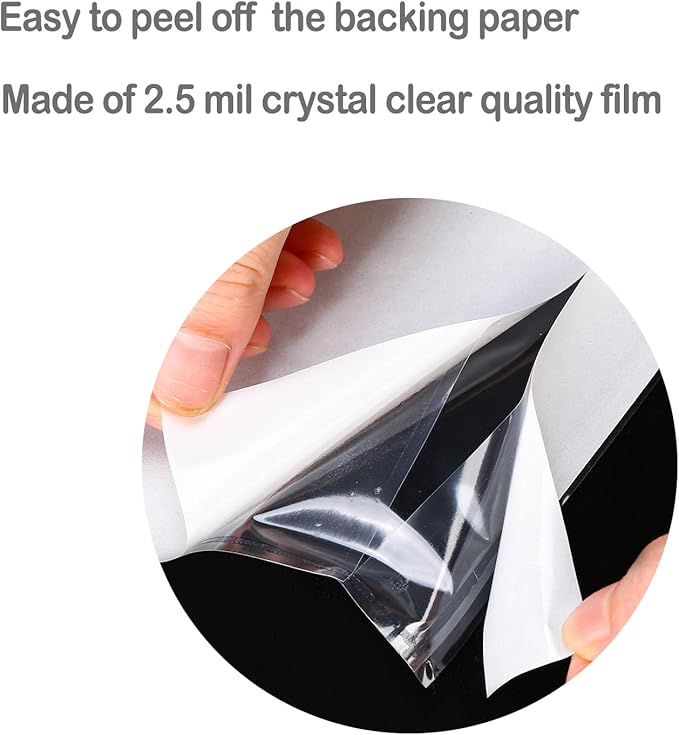 2.5 Mil Premium Clear 9.5'' x 12'' Packing List Envelopes, Adhesive Shipping Label/Documents Pouches/Sleeves for Full Page Letter-size (8.5''x11'') Papers (250 Pack)