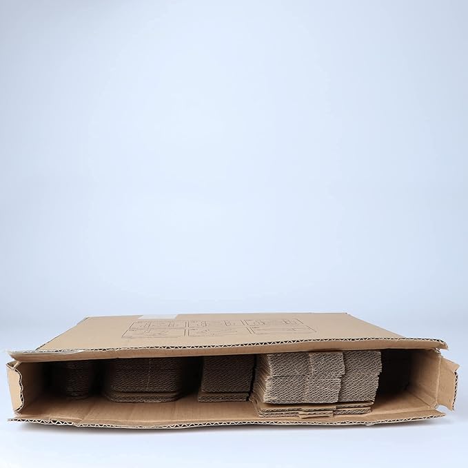 PHAREGE 4x4x2 inch Shipping Boxes Bulk 25 Pack Brown, Tab Lock Tuck Top Mailer Boxes for Packaging Small Business, Small Cardboard Gift Boxes for Wrapping Mailing Present