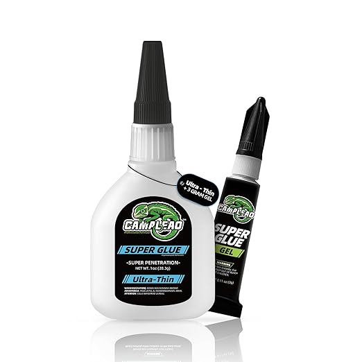 Ultra-Thin Super Glue Liquid 28.3 Gram with 3 Gram Superglue Gel, Fast Drying Clear Glue for Plastic Metal Glass Shoe 3D Printing, Cyanoacrylate Adhesive for Woodworking Stabilizing CA Finish Inlay